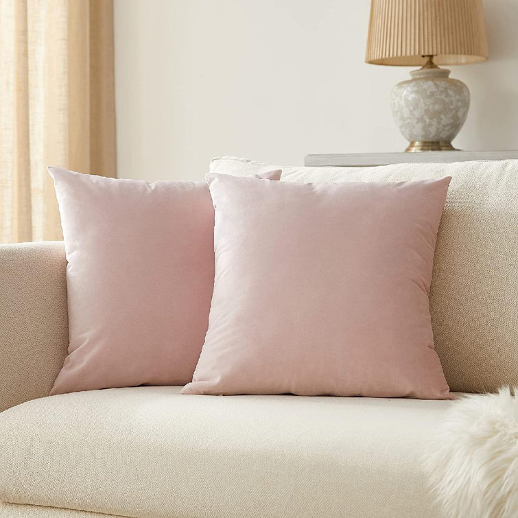 Latitude Run® Decorative Throw Pillow Covers For Sofa Bed Decor Velvet